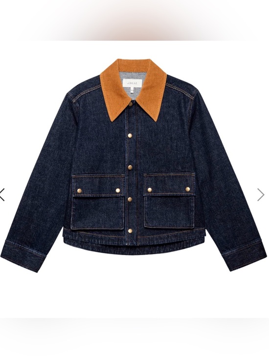 THE GREAT. Jackets & Blazers - The GREAT. THE DENIM SWINGY JACKET Size 2/Medium NWT